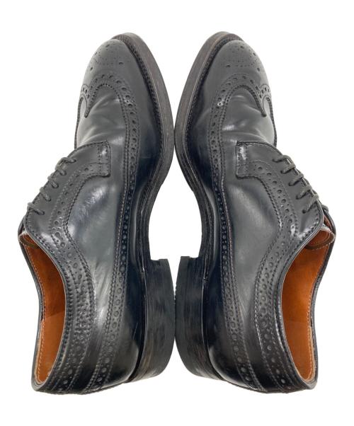 Alden（オールデン）Alden (オールデン) ブラックコードバンウィングチップシューズ ブラック サイズ:6Dの古着・服飾アイテム