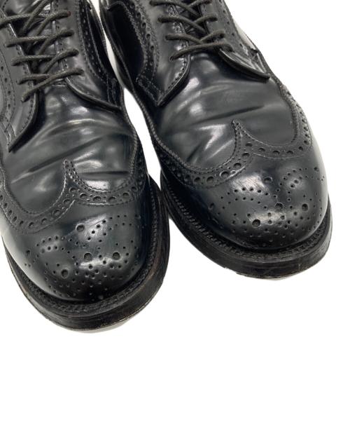 Alden（オールデン）Alden (オールデン) ブラックコードバンウィングチップシューズ ブラック サイズ:6Dの古着・服飾アイテム
