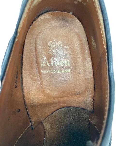 Alden（オールデン）Alden (オールデン) ブラックコードバンウィングチップシューズ ブラック サイズ:6Dの古着・服飾アイテム