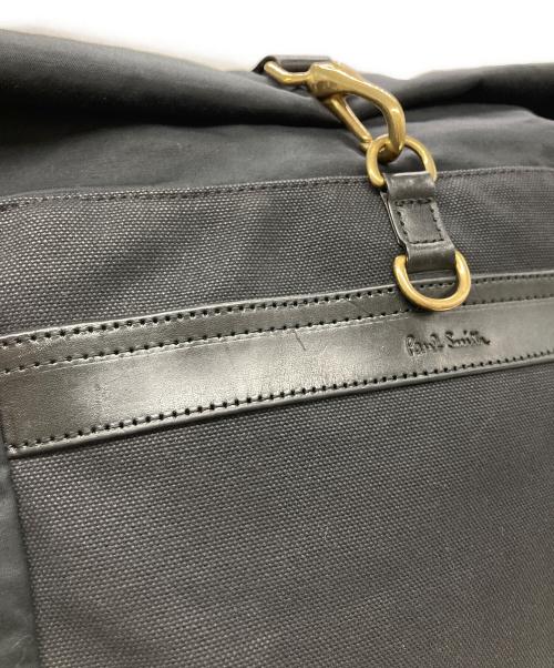 PAUL SMITH（ポールスミス）Paul Smith (ポールスミス) ロールトップバックパック ブラックの古着・服飾アイテム
