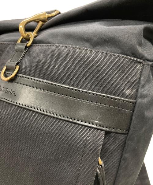 PAUL SMITH（ポールスミス）Paul Smith (ポールスミス) ロールトップバックパック ブラックの古着・服飾アイテム