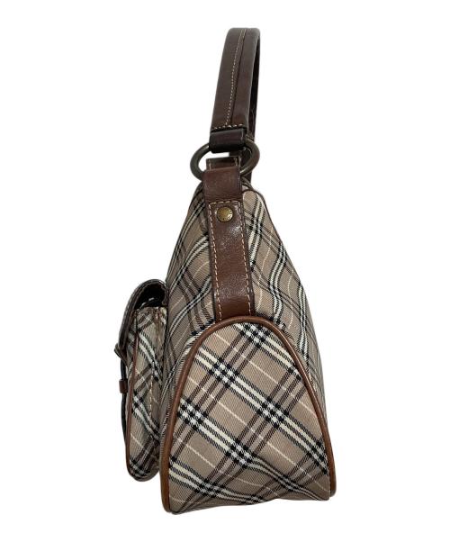 BURBERRY BLUE LABEL（バーバリー ブルー レーベル）BURBERRY BLUE LABEL (バーバリー ブルー レーベル) ノバチェックワンショルダーバッグ/ホーボーバッグ ブラウンの古着・服飾アイテム