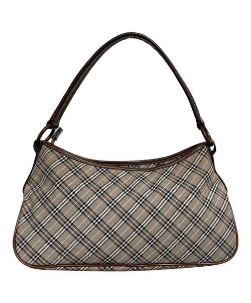 BURBERRY BLUE LABEL（バーバリー ブルー レーベル）BURBERRY BLUE LABEL (バーバリー ブルー レーベル) ノバチェックワンショルダーバッグ/ホーボーバッグ ブラウンの古着・服飾アイテム