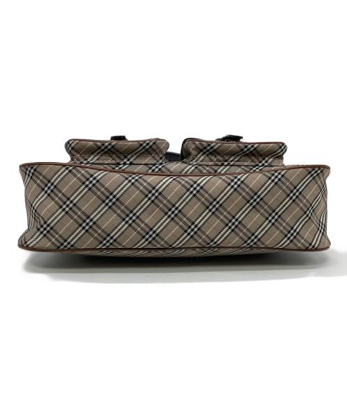 BURBERRY BLUE LABEL（バーバリー ブルー レーベル）BURBERRY BLUE LABEL (バーバリー ブルー レーベル) ノバチェックワンショルダーバッグ/ホーボーバッグ ブラウンの古着・服飾アイテム