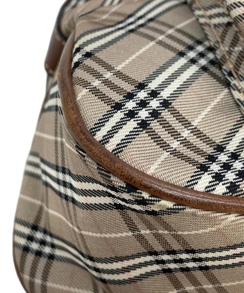 BURBERRY BLUE LABEL（バーバリー ブルー レーベル）BURBERRY BLUE LABEL (バーバリー ブルー レーベル) ノバチェックワンショルダーバッグ/ホーボーバッグ ブラウンの古着・服飾アイテム