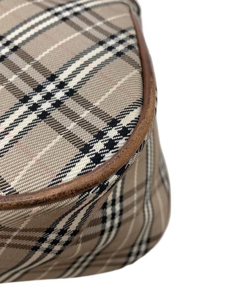 BURBERRY BLUE LABEL（バーバリー ブルー レーベル）BURBERRY BLUE LABEL (バーバリー ブルー レーベル) ノバチェックワンショルダーバッグ/ホーボーバッグ ブラウンの古着・服飾アイテム