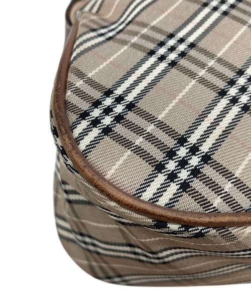 BURBERRY BLUE LABEL（バーバリー ブルー レーベル）BURBERRY BLUE LABEL (バーバリー ブルー レーベル) ノバチェックワンショルダーバッグ/ホーボーバッグ ブラウンの古着・服飾アイテム