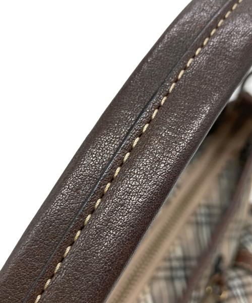 BURBERRY BLUE LABEL（バーバリー ブルー レーベル）BURBERRY BLUE LABEL (バーバリー ブルー レーベル) ノバチェックワンショルダーバッグ/ホーボーバッグ ブラウンの古着・服飾アイテム