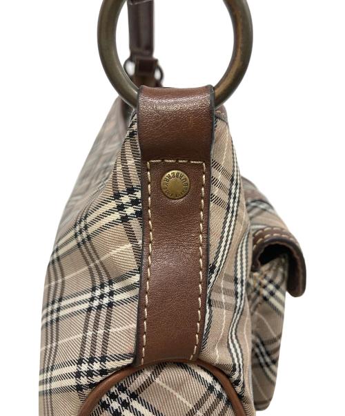 BURBERRY BLUE LABEL（バーバリー ブルー レーベル）BURBERRY BLUE LABEL (バーバリー ブルー レーベル) ノバチェックワンショルダーバッグ/ホーボーバッグ ブラウンの古着・服飾アイテム
