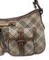 中古・古着 BURBERRY BLUE LABEL (バーバリー ブルー レーベル) ノバチェックワンショルダーバッグ/ホーボーバッグ ブラウン：50000円