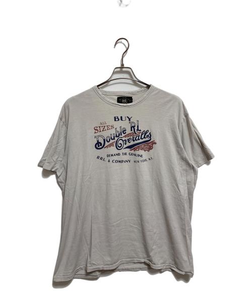 RRL（ダブルアールエル）RRL (ダブルアールエル) ジャージー グラフィック Tシャツ グレー サイズ:XLの古着・服飾アイテム