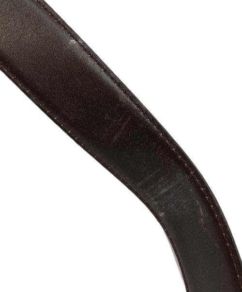 LOEWE（ロエベ）LOEWE (ロエベ) アナグラムレザーベルト ブラウンの古着・服飾アイテム
