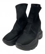 YELLOイエロ）の古着「DOUBLE SNEAKER SHORT BOOTS」｜ブラック
