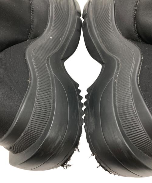 YELLO（イエロ）YELLO (イエロ) DOUBLE SNEAKER SHORT BOOTS ブラック サイズ:Lの古着・服飾アイテム
