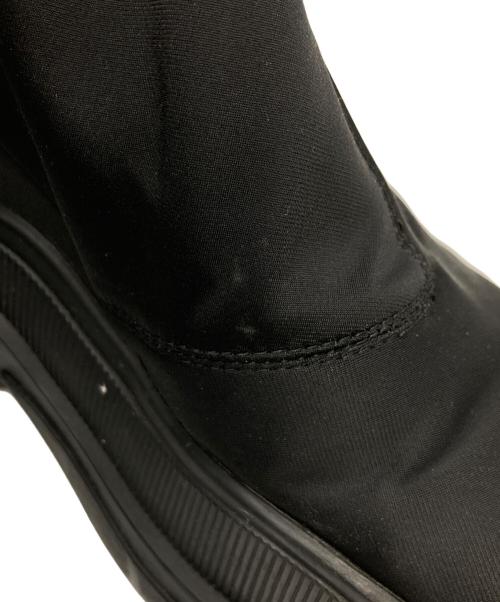 YELLO（イエロ）YELLO (イエロ) DOUBLE SNEAKER SHORT BOOTS ブラック サイズ:Lの古着・服飾アイテム