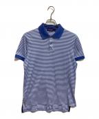 RALPH LAURENラルフローレン）の古着「Custum Fit ボーダーポロシャツ」｜ネイビー