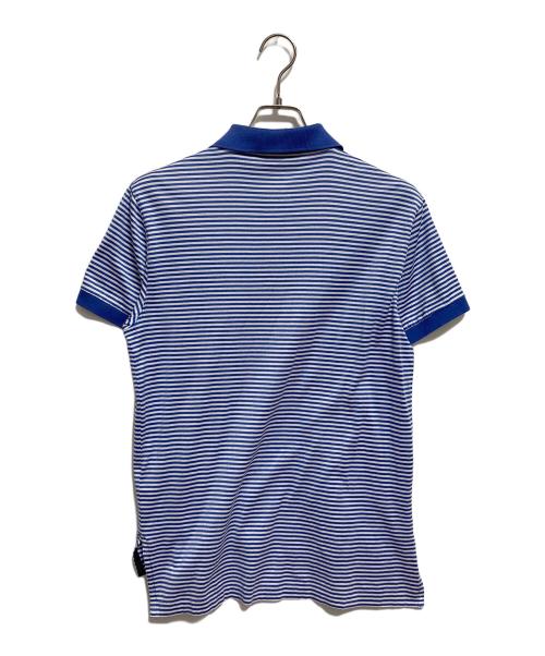 RALPH LAUREN（ラルフローレン）RALPH LAUREN (ラルフローレン) Custum Fit ボーダーポロシャツ ネイビー サイズ:Sの古着・服飾アイテム