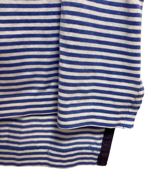 RALPH LAUREN（ラルフローレン）RALPH LAUREN (ラルフローレン) Custum Fit ボーダーポロシャツ ネイビー サイズ:Sの古着・服飾アイテム
