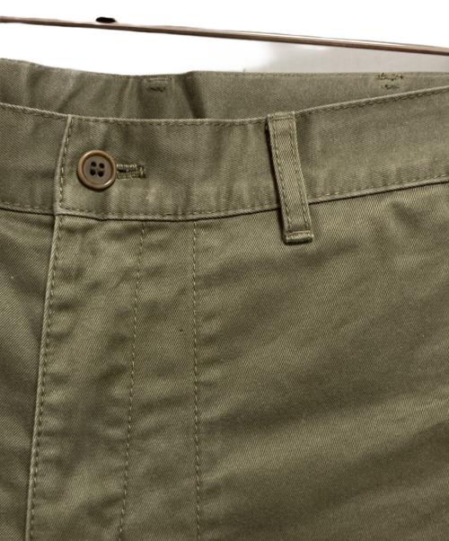 COMME des GARCONS HOMME（コムデギャルソン オム）COMME des GARCONS HOMME (コムデギャルソン オム) コットンストレートパンツ オリーブ サイズ:Mの古着・服飾アイテム