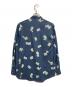 PAPAS (パパス) 総柄ボタンダウンシャツ ネイビー サイズ:50（L）：5000円