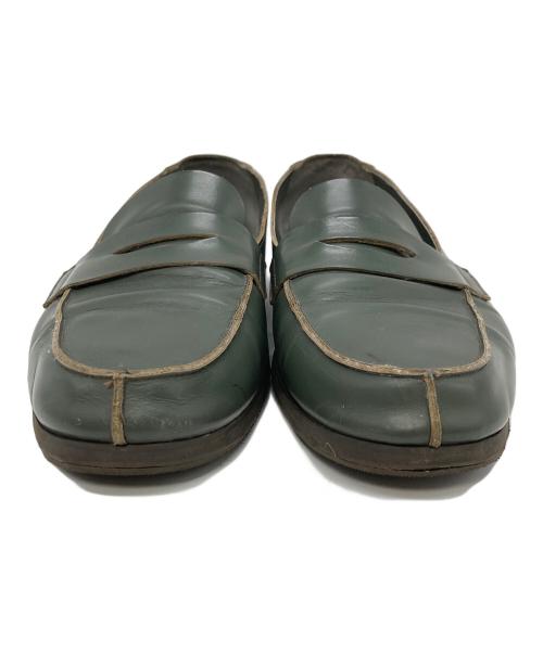 COMME des GARCONS HOMME PLUS（コムデギャルソンオムプリュス）COMME des GARCONS HOMME PLUS (コムデギャルソンオムプリュス) コインローファー グレー サイズ:25.5の古着・服飾アイテム