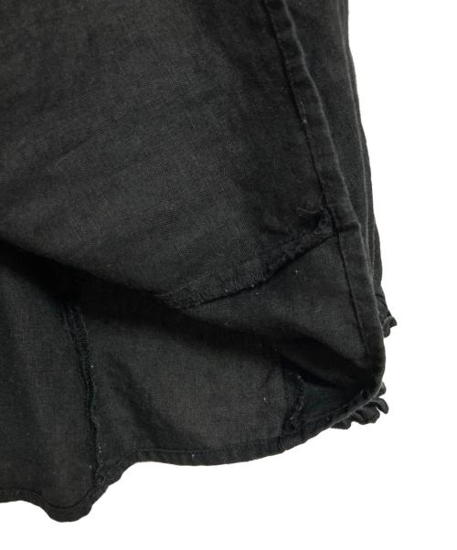 nest Robe（ネストローブ）nest Robe (ネストローブ) リネンブラウス ブラック サイズ:FREEの古着・服飾アイテム