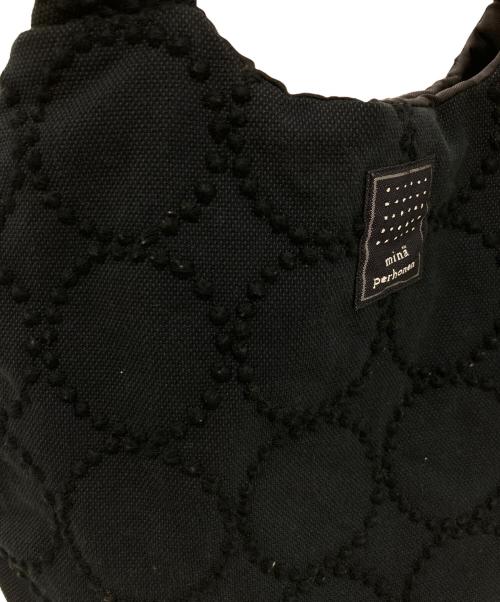 mina perhonen（ミナ ペルホネン）mina perhonen (ミナ ペルホネン) tambourineエッグバッグ ネイビーの古着・服飾アイテム
