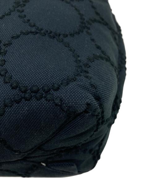 mina perhonen（ミナ ペルホネン）mina perhonen (ミナ ペルホネン) matka bag -tambourine- ブラックの古着・服飾アイテム