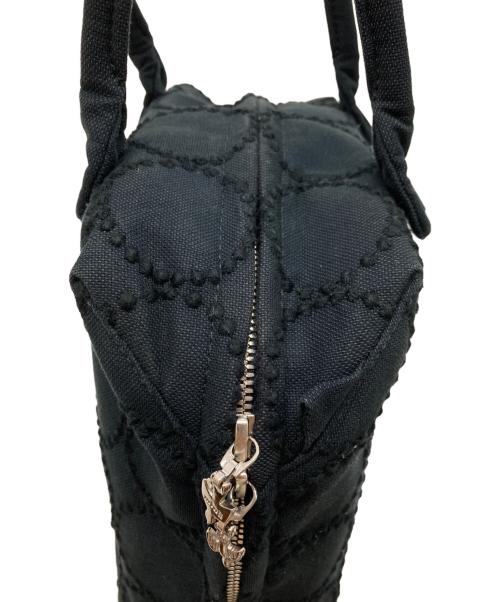 mina perhonen（ミナ ペルホネン）mina perhonen (ミナ ペルホネン) matka bag -tambourine- ブラックの古着・服飾アイテム