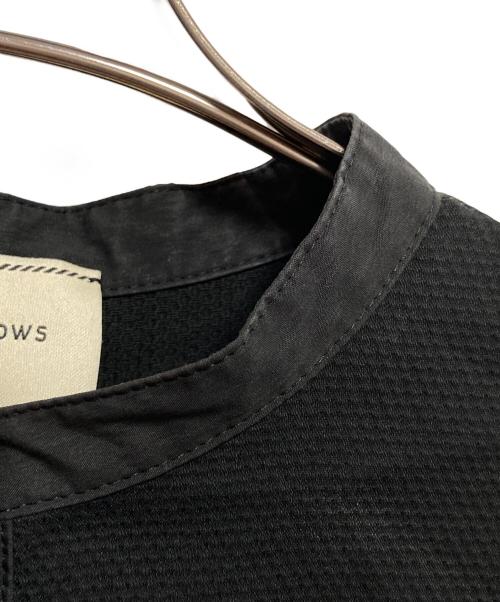 UNITED ARROWS（ユナイテッドアローズ）UNITED ARROWS (ユナイテッドアローズ) EMBOS ピンタック ショートスリーブブラウス ブラック サイズ:FREEの古着・服飾アイテム
