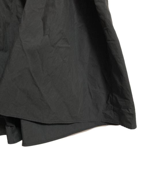 UNITED ARROWS（ユナイテッドアローズ）UNITED ARROWS (ユナイテッドアローズ) EMBOS ピンタック ショートスリーブブラウス ブラック サイズ:FREEの古着・服飾アイテム