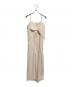 toteme（トーテム）の古着「DRAPED VISCOSE CAMI DRESS」｜ベージュ