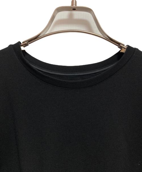 CELFORD（セルフォード）CELFORD (セルフォード) アシンメトリーソフトポンチトップス ブラック サイズ:FREEの古着・服飾アイテム