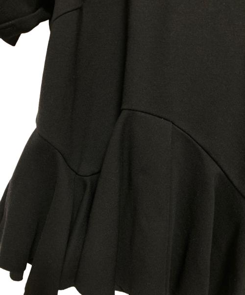 CELFORD（セルフォード）CELFORD (セルフォード) アシンメトリーソフトポンチトップス ブラック サイズ:FREEの古着・服飾アイテム