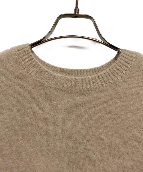 UNITED ARROWS（ユナイテッドアローズ）UNITED ARROWS (ユナイテッドアローズ) フォックスカシミヤ ハーフスリーブ Tニット ベージュ サイズ:不明の古着・服飾アイテム