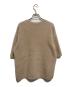 UNITED ARROWS (ユナイテッドアローズ) フォックスカシミヤ ハーフスリーブ Tニット ベージュ サイズ:不明：8000円
