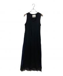 3.1 phillip lim（スリーワンフィリップリム）の古着「Deconstructed Tank Dress with Lace Trim」｜ブラック