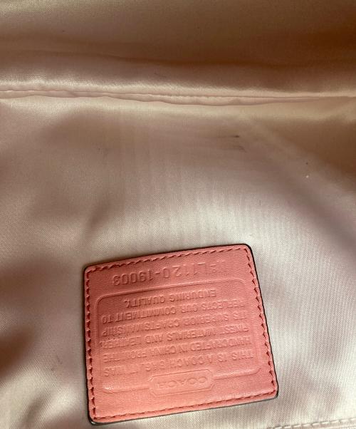 COACH（コーチ）COACH (コーチ) ショルダーバッグ ピンクの古着・服飾アイテム