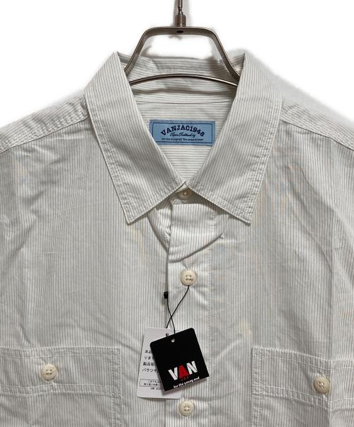 VAN（ヴァン）VAN (ヴァン) ダブルポケットワークシャツ ホワイト サイズ:M 未使用品の古着・服飾アイテム