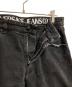 中古・古着 VERSACE JEANS COUTURE (ヴェルサーチ ジーンズクチュール) デニムジョガーパンツ ブラック サイズ:34：5000円