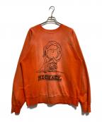 SAINT MICHAELセントマイケル）の古着「CRW N SWT」｜オレンジ