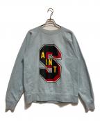 SAINT MICHAEL×Denim Tearsセントマイケル×デニムティアーズ）の古着「DT SWEAT SHIRT ST TEARS」｜ブルー
