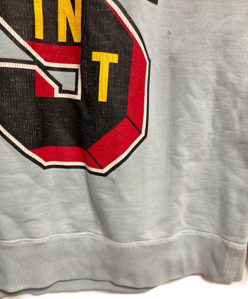 SAINT MICHAEL（セントマイケル）SAINT MICHAEL (セントマイケル) Denim Tears (デニムティアーズ) DT SWEAT SHIRT ST TEARS ブルー サイズ:Lの古着・服飾アイテム