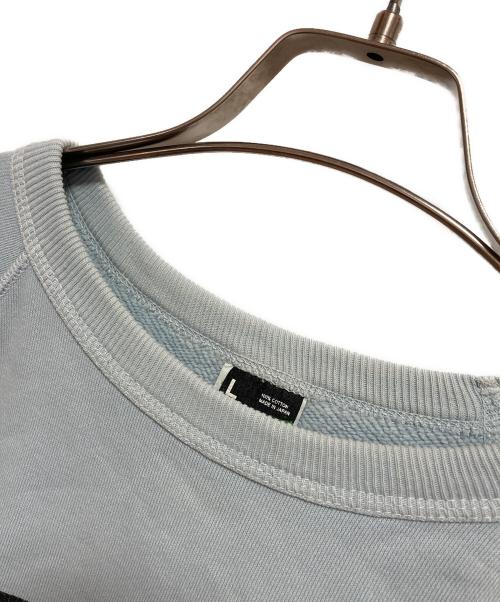 SAINT MICHAEL（セントマイケル）SAINT MICHAEL (セントマイケル) Denim Tears (デニムティアーズ) DT SWEAT SHIRT ST TEARS ブルー サイズ:Lの古着・服飾アイテム