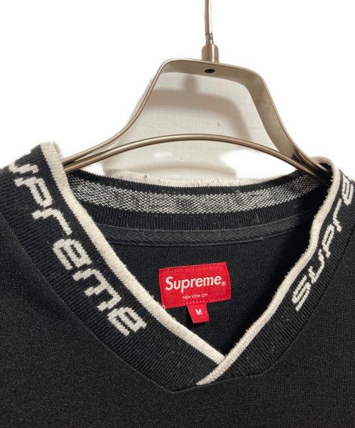 SUPREME（シュプリーム）Supreme (シュプリーム) Warm Up Hockey Jersey ブラック サイズ:Mの古着・服飾アイテム
