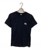 stussyステューシー）の古着「プリントTシャツ」｜ブラック