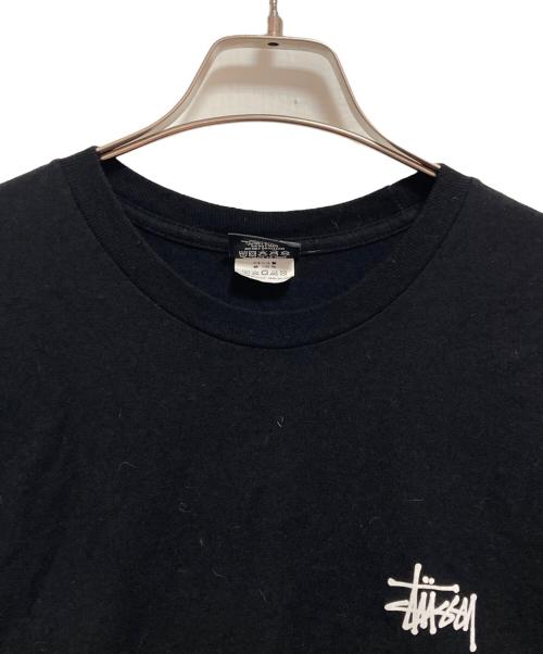 stussy（ステューシー）stussy (ステューシー) プリントTシャツ ブラック サイズ:Sの古着・服飾アイテム