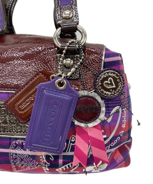 COACH（コーチ）COACH (コーチ) 2WAYバッグ パープル×ピンクの古着・服飾アイテム