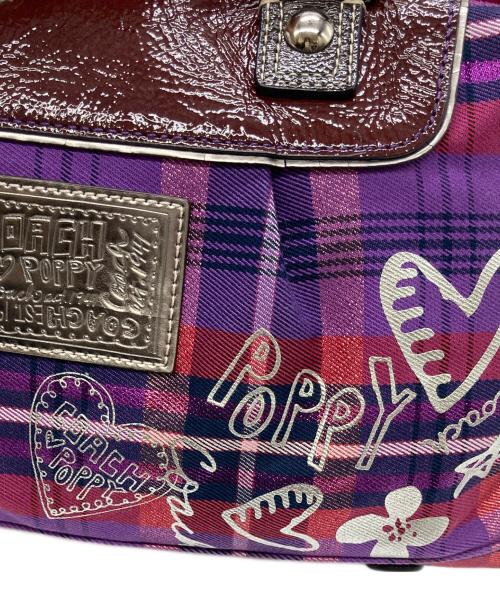 COACH（コーチ）COACH (コーチ) 2WAYバッグ パープル×ピンクの古着・服飾アイテム