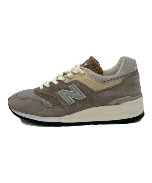 NEW BALANCE（ニューバランス）NEW BALANCE (ニューバランス) U997MGローカットスニーカー グレー×ベージュ サイズ:26cmの古着・服飾アイテム